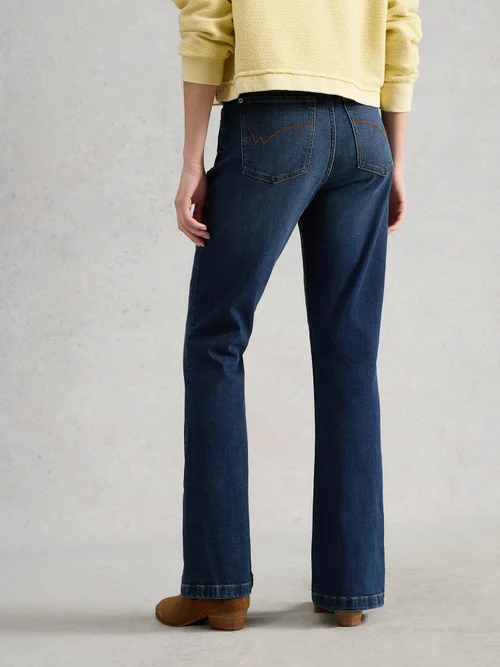 Bootcut Jeans Harriet - Mid Denim - 46/R Bild 4