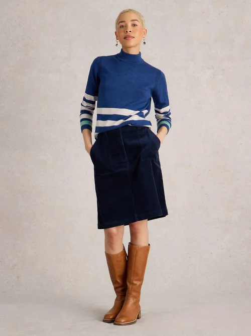 Kordrock Marie - Dark Navy - 52 Bild 2