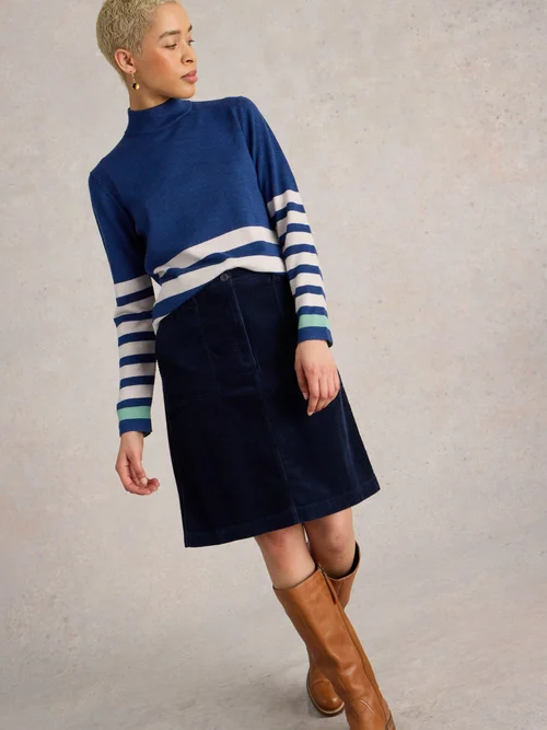 Kordrock Marie - Dark Navy - 52 Bild 3