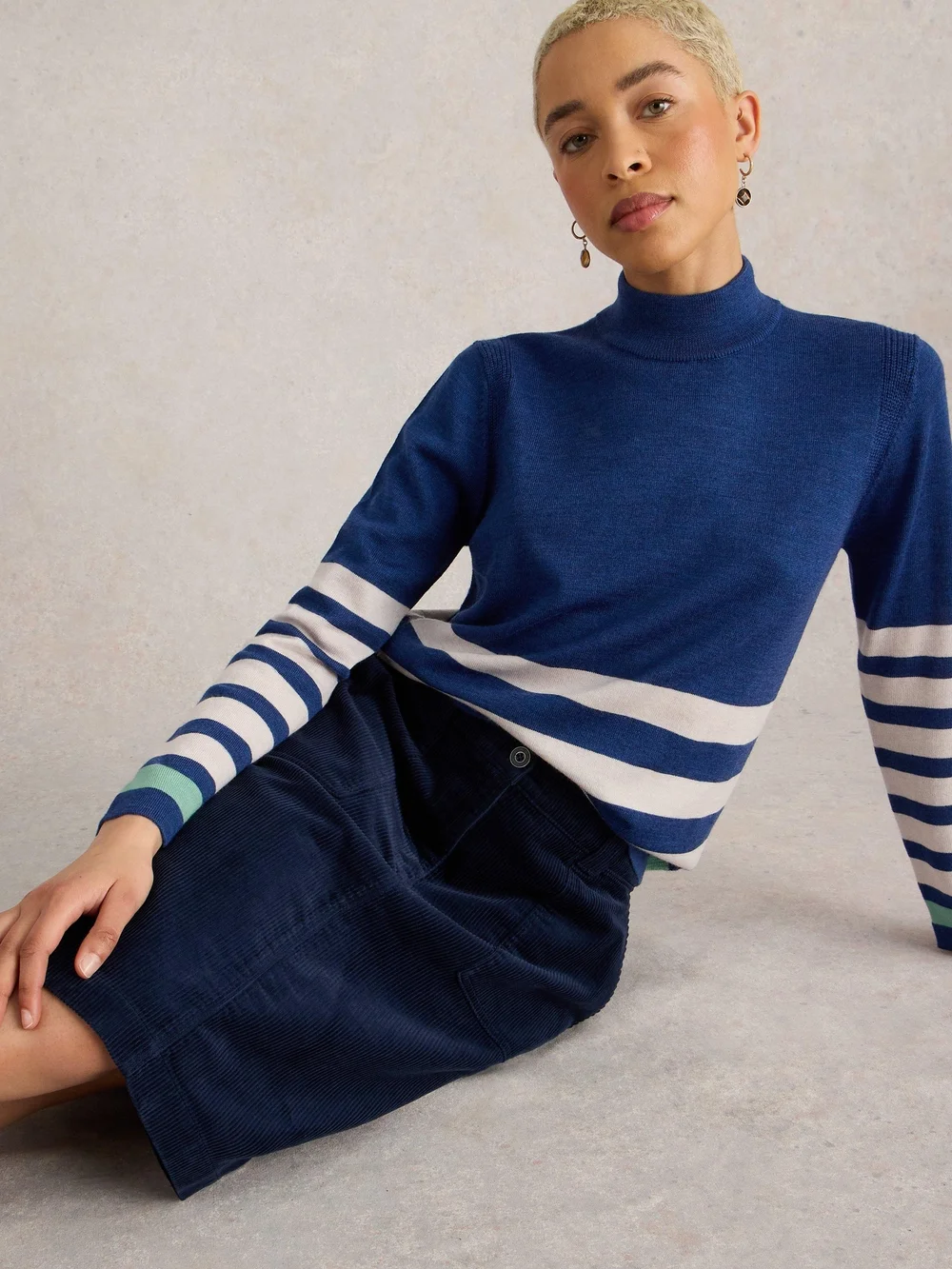 Kordrock Marie - Dark Navy - 52 Bild 1