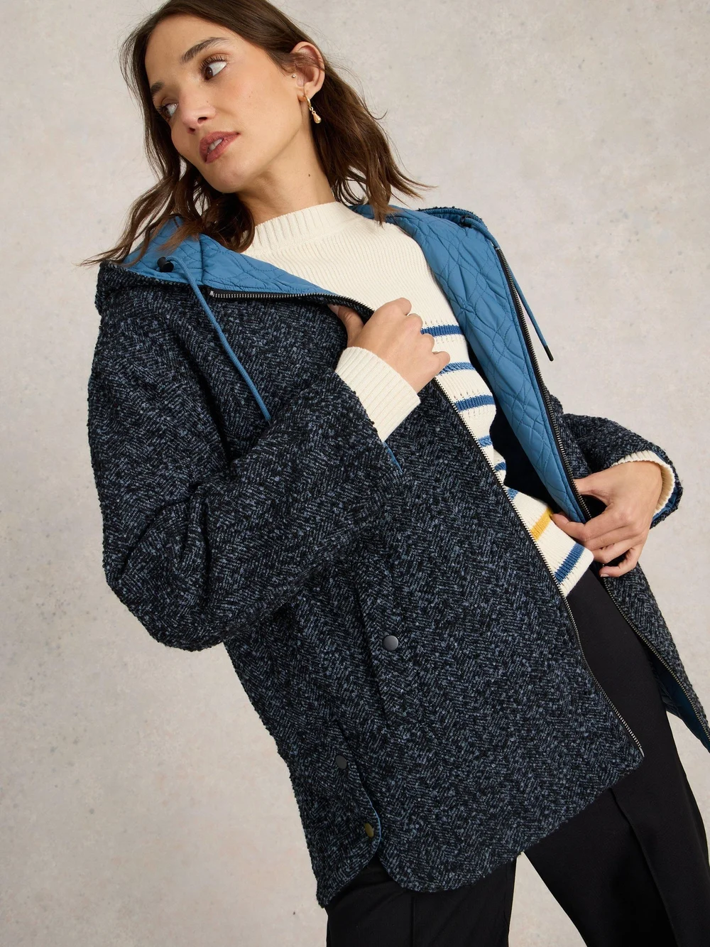 Wendejacke Mariella - Blue Mlt - 52 Bild 1
