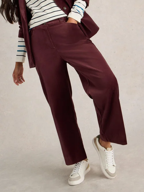 7/8-Samthose Belle - Dk Plum - 48 Bild 1