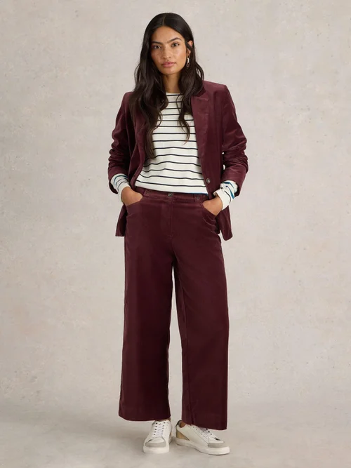 7/8-Samthose Belle - Dk Plum - 48 Bild 2