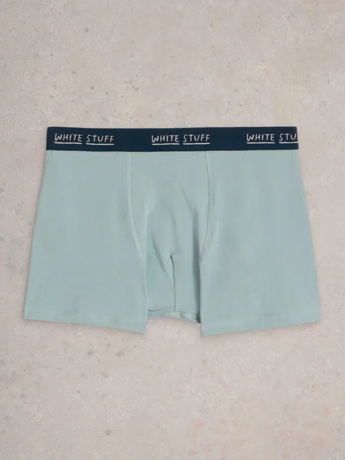 2-er Pack Boxershorts - Uni & Gestreift - Blue Mlt - S Bild 3