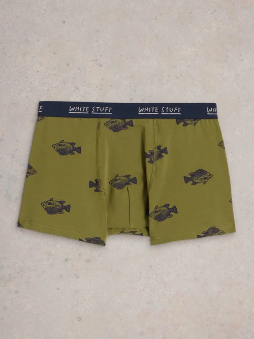2-er Pack Boxershorts - Uni & Print - Green Mlt - XL Bild 3