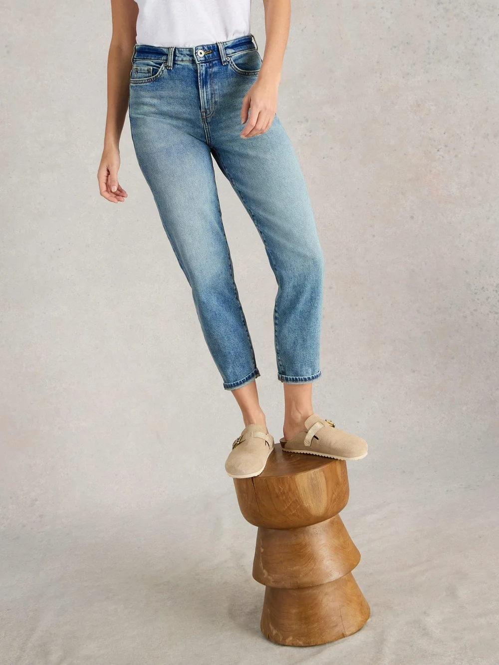 Schmal zulaufende Jeans Tilly - Lgt Denim - 52/R Bild 1