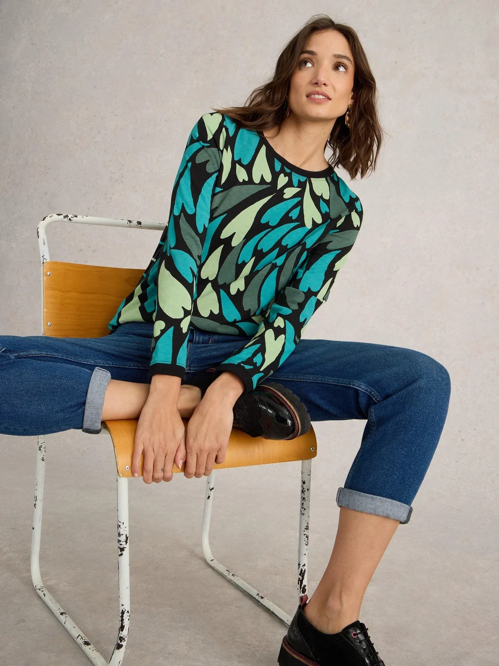 Langarmshirt Clara - Green Pr - 52 Bild 1