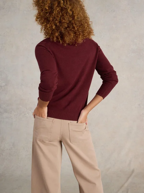 Lulu Strickjacke - Dk Plum - 52 Bild 4