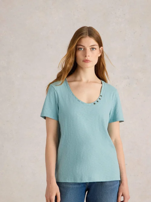 T-Shirt Nadia - Mid Blue - 46 Bild 3