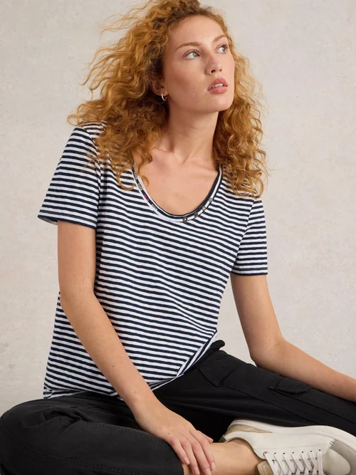 T-Shirt Nadia - White Mlt - 34 Bild 1