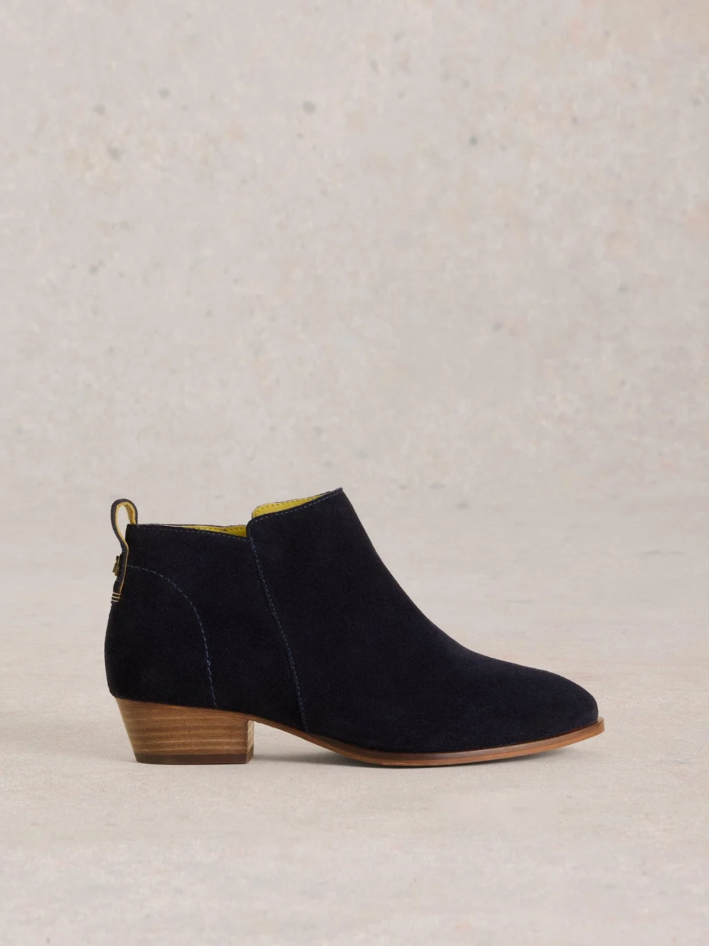 Wildlederstiefeletten mit weiter Passform - Dark Navy - 41 Bild 1