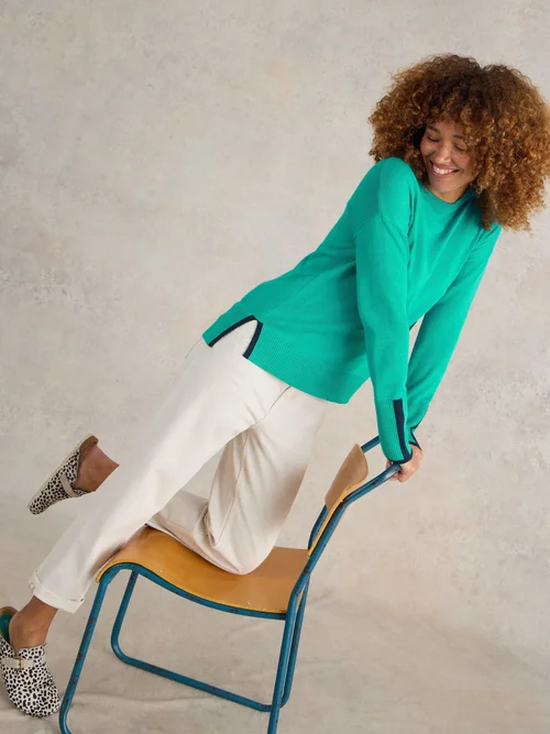 Pullover Olive - Brt Teal - 34 Bild 1