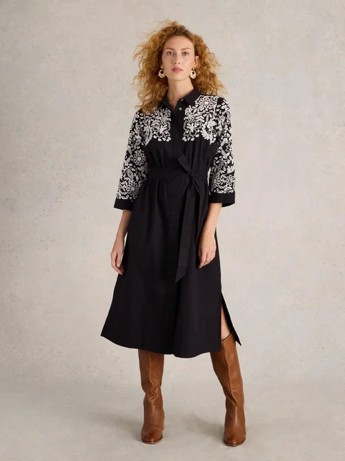 Besticktes Blusenkleid Thyme - Blk Mlt - 52 Bild 2