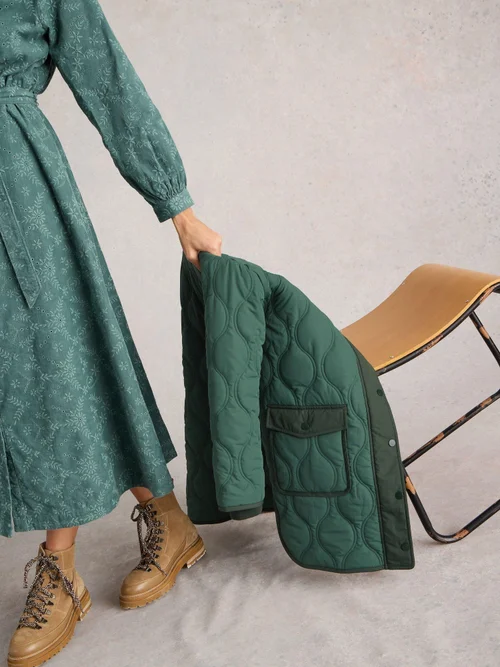 Steppmantel Raya - Dk Green - 46 Bild 1