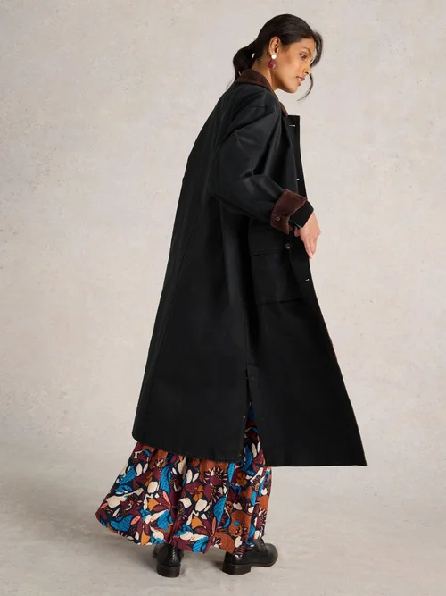 Mantel Sloe aus Baumwolle - Pure Blk - 40 Bild 4