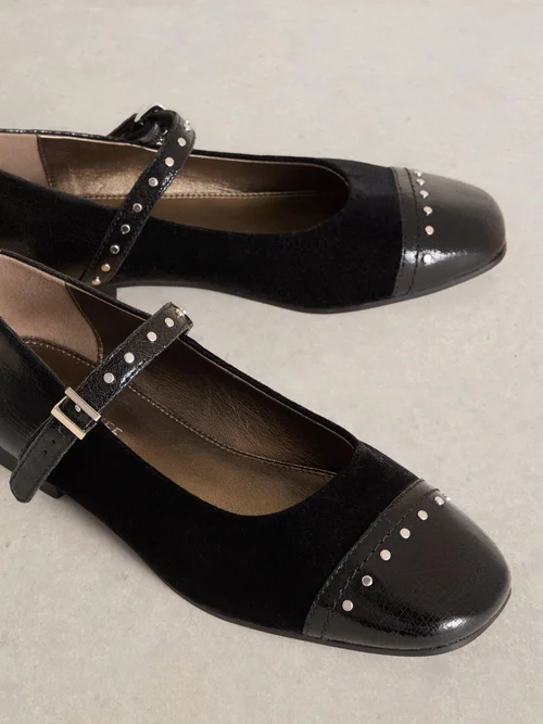 Mary Jane Ballerina Loral - Pure Blk - 41 Bild 4