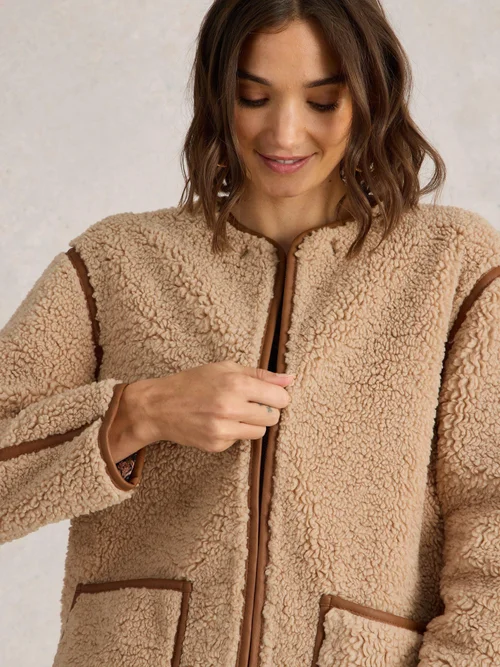 Jacke Elm aus Teddyfell - Nat Mlt - 52 Bild 3