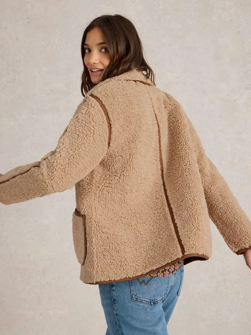 Jacke Elm aus Teddyfell - Nat Mlt - 52 Bild 4