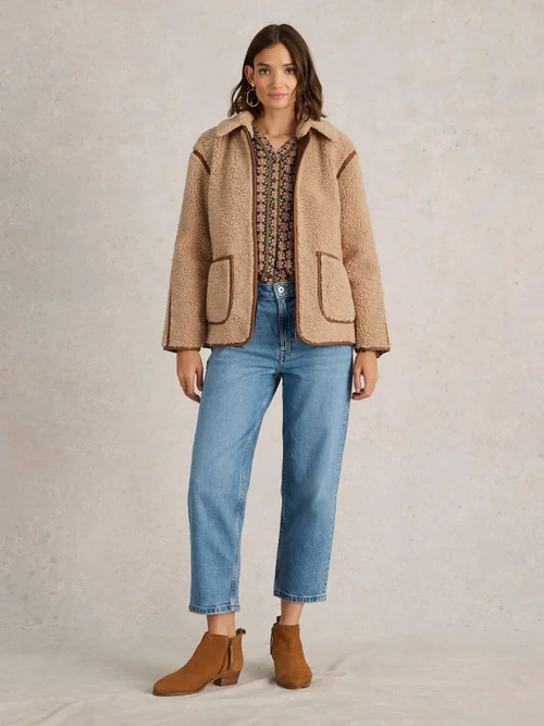 Jacke Elm aus Teddyfell - Nat Mlt - 52 Bild 2