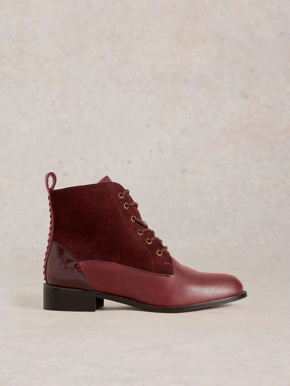 Schnürstiefelette Margot - Deep Red - 41 Bild 1