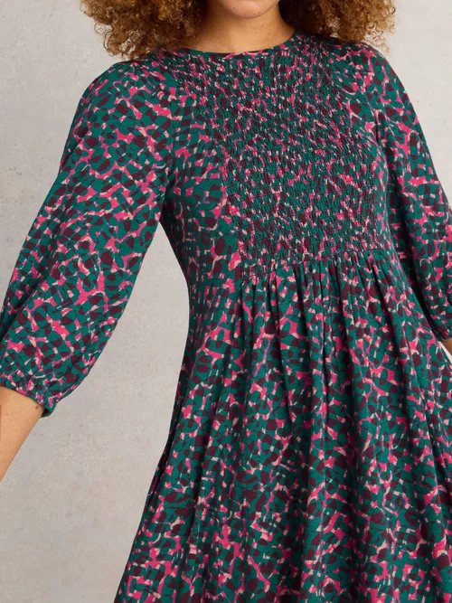 Jerseykleid Maeva - Teal Pr - 52 Bild 3