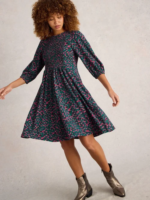 Jerseykleid Maeva - Teal Pr - 52 Bild 1