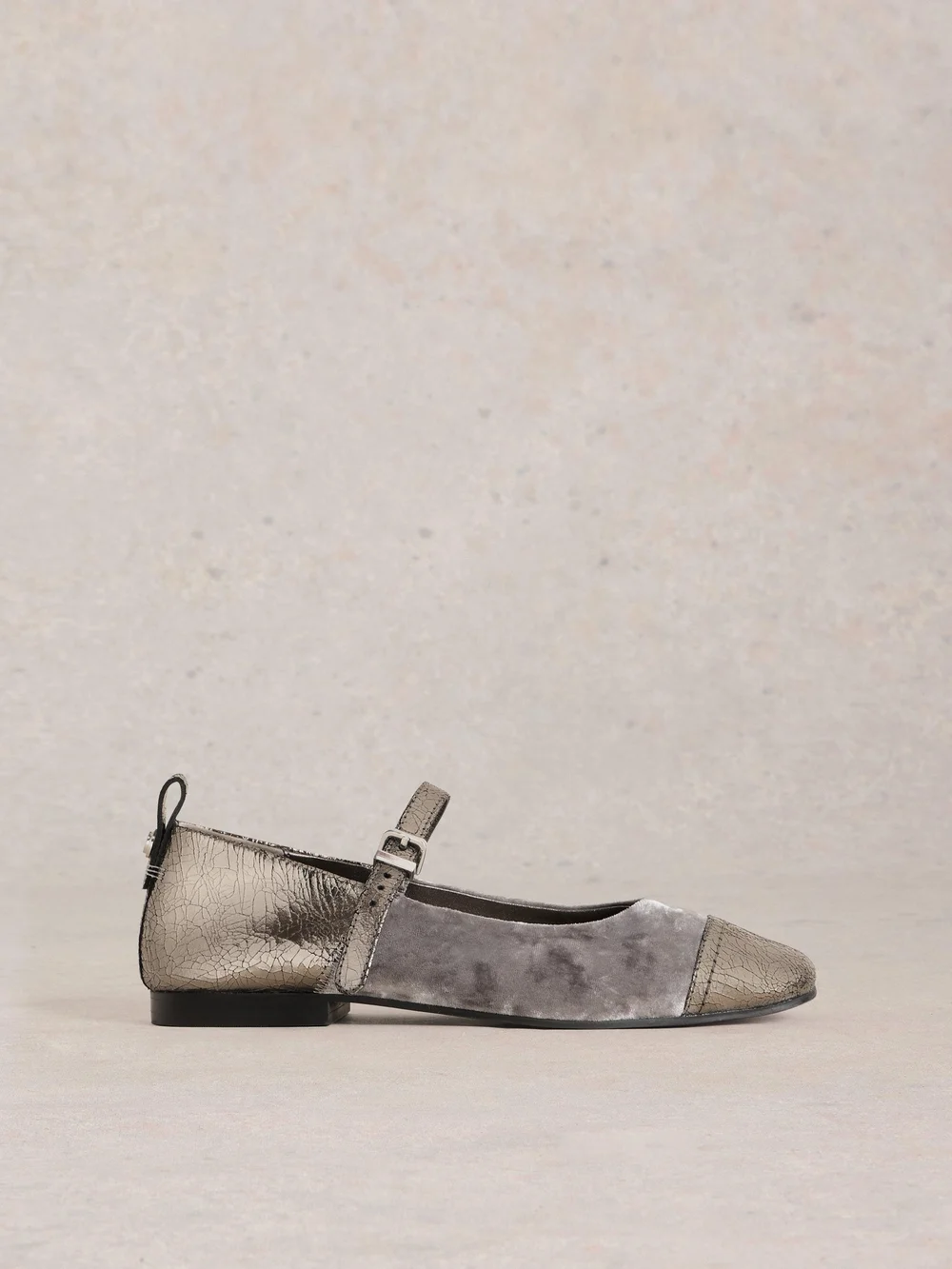 Mary Jane Samtschuhe Loral - Dus Grey - 41 Bild 1