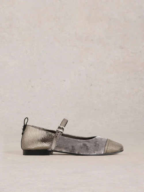 Mary Jane Samtschuhe Loral - Dus Grey - 41 Bild 1