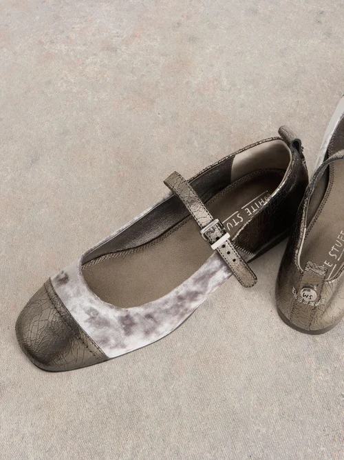 Mary Jane Samtschuhe Loral - Dus Grey - 41 Bild 4
