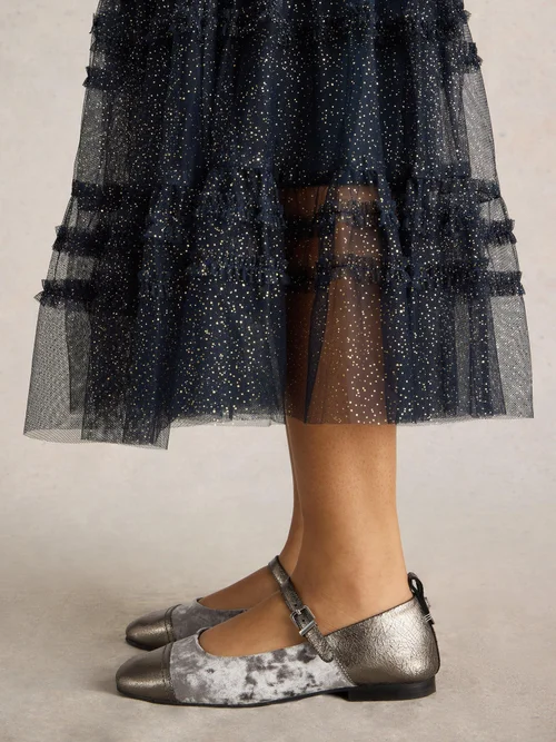 Mary Jane Samtschuhe Loral - Dus Grey - 36 Bild 2