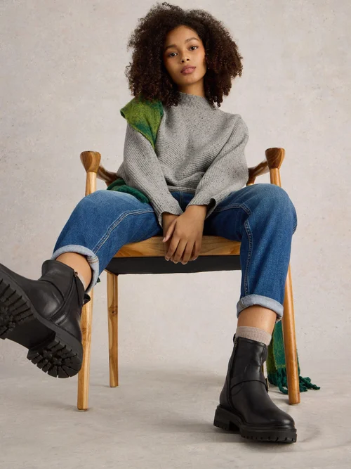 Biker-Boots Birdy - Pure Blk - 41 Bild 2