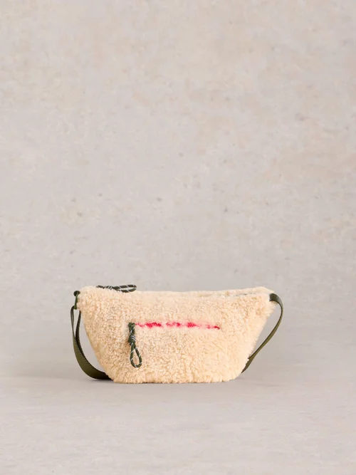 Crossbody-Bag Meadow aus Teddyfell - Lgt Nat - EINHEITSGRÖSSE Bild 1
