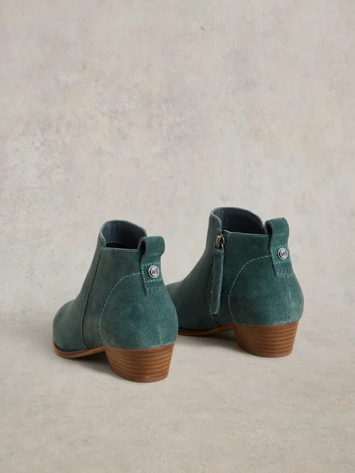 Wildlederstiefeletten Willow - Dk Teal - 39 Bild 4