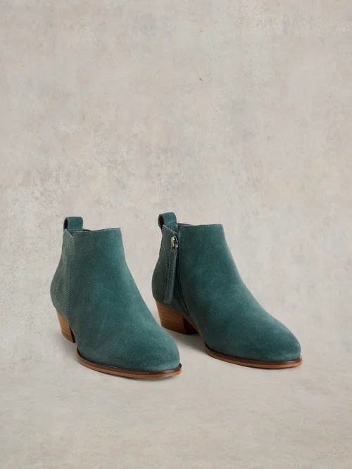 Wildlederstiefeletten Willow - Dk Teal - 39 Bild 2