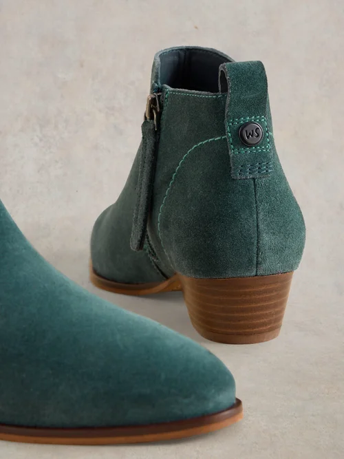 Wildlederstiefeletten Willow - Dk Teal - 39 Bild 3
