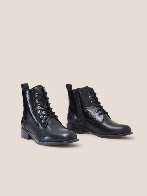 Schnürstiefelette Margot - Pure Blk - 41 Bild 3