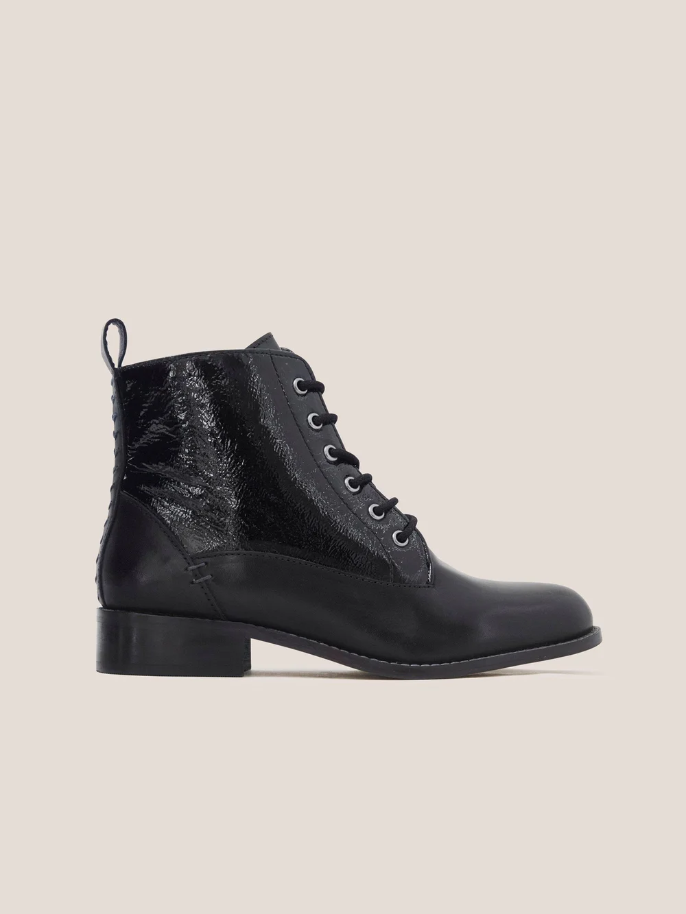 Schnürstiefelette Margot - Pure Blk - 39 Bild 1