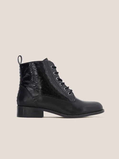 Schnürstiefelette Margot - Pure Blk - 39 Bild 1
