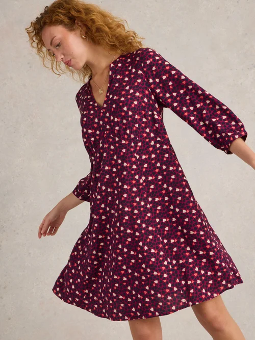 Kleid Frances - Plum Pr - 44 Bild 1