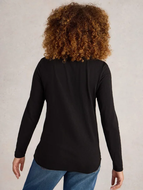Langarmshirt Clara - Pure Blk - 50 Bild 4