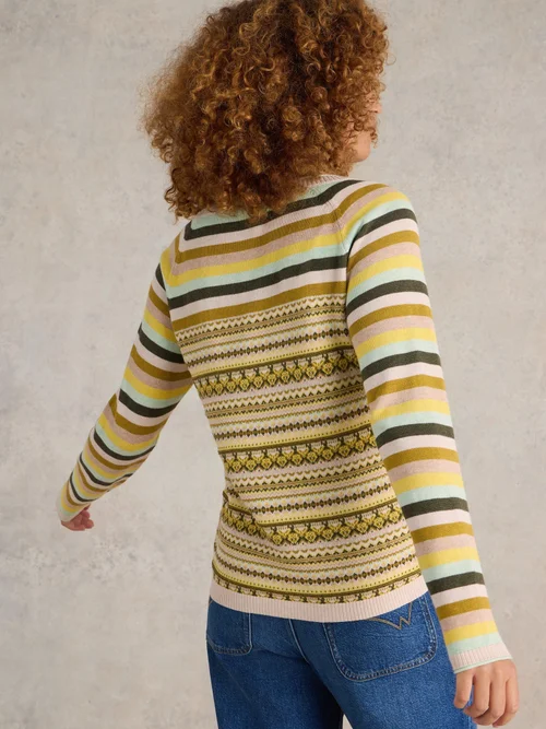 Lulu Strickjacke Fairisle - Chart Mlt - 52 Bild 4