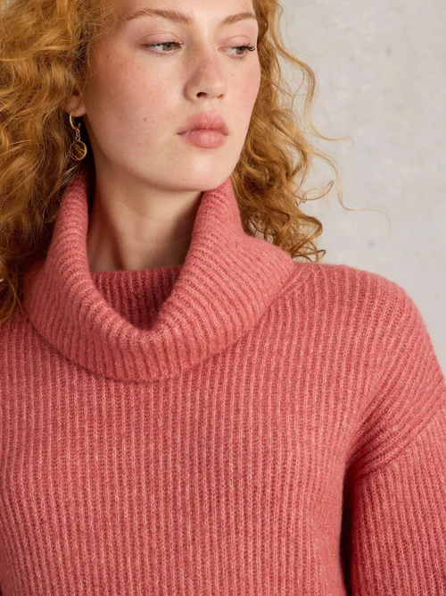 Rippenpullover Lovely - Dus Pink - 42/R Bild 3