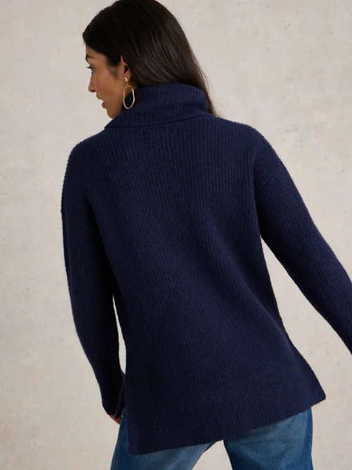 Rippenpullover Lovely - Fr Navy - 52/R Bild 4