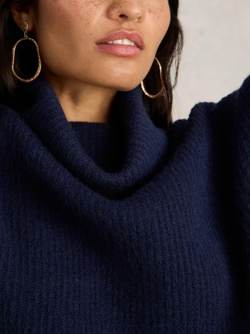 Rippenpullover Lovely - Fr Navy - 52/R Bild 3
