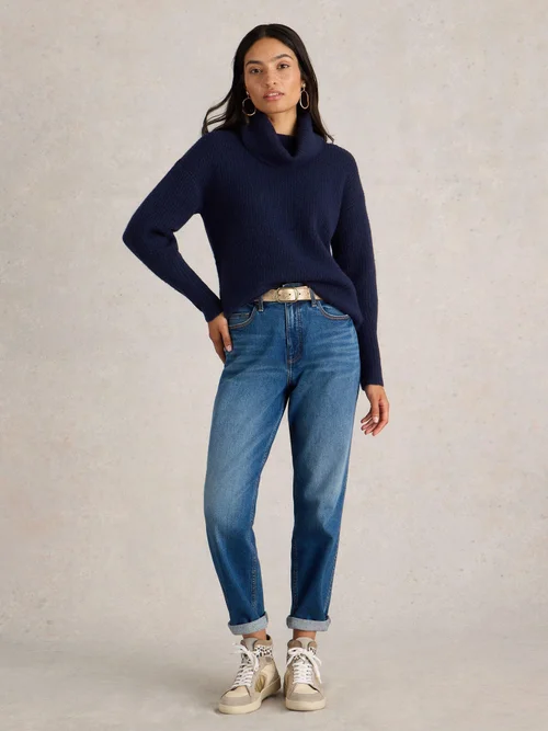 Rippenpullover Lovely - Fr Navy - 52/R Bild 2