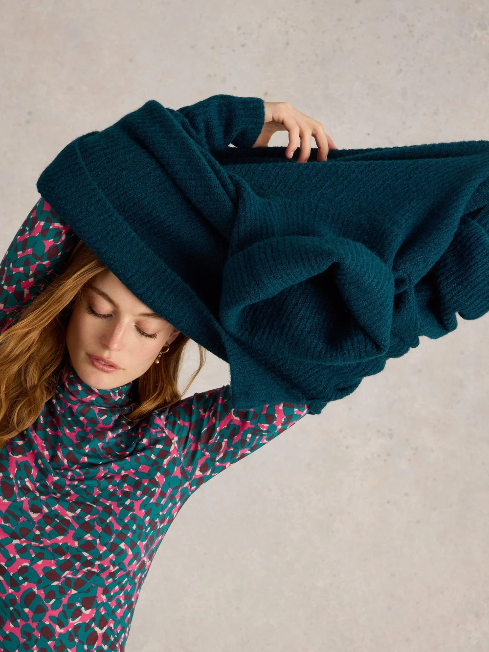 Rippenpullover Lovely - Mid Teal - 52 Bild 1