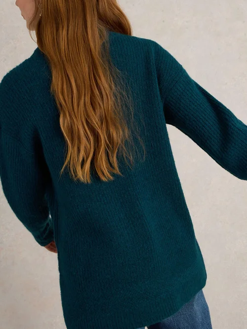 Rippenpullover Lovely - Mid Teal - 52 Bild 4