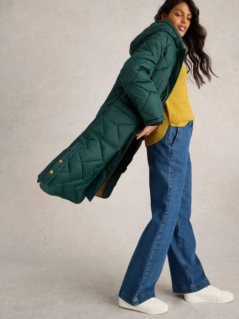 Steppmantel Sloane - Dk Green - 52/R Bild 1