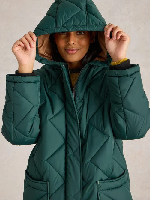Steppmantel Sloane - Dk Green - 52/R Bild 3