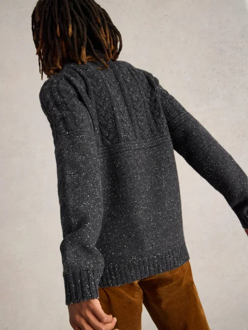 Pullover Berkeley mit Rundhalsausschnitt - Charc Grey - XS Bild 4